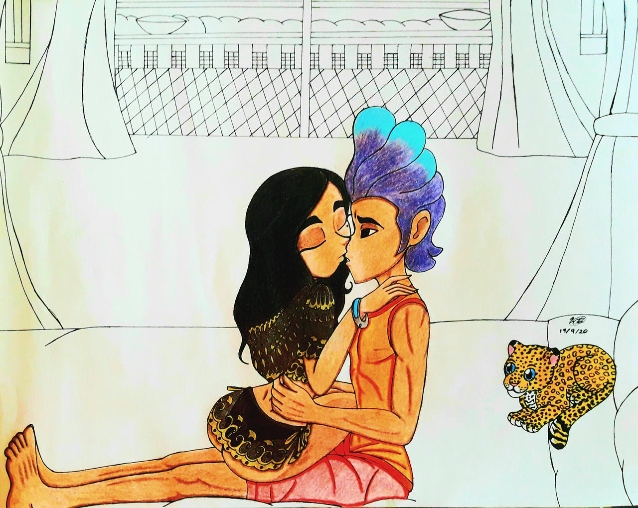 images Glitch Techs Miko X Five Kiss forget miko zahra x five colored