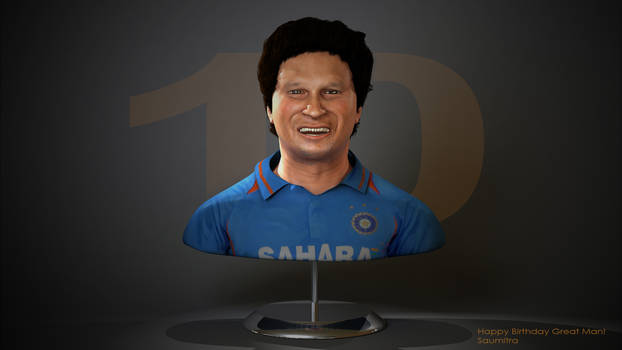 Sachin Tendulkar Sculpt