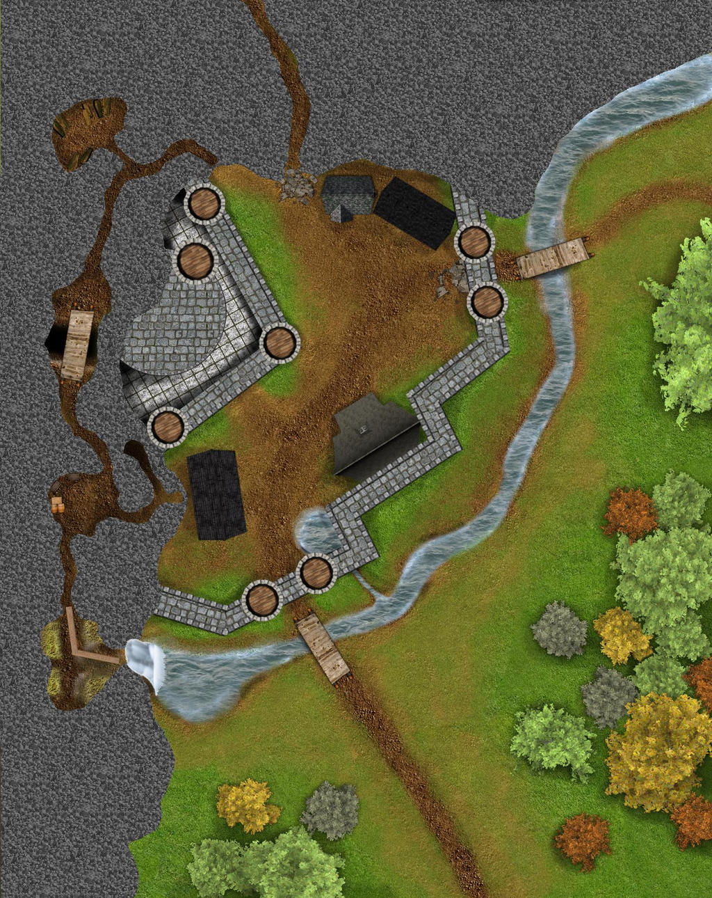 Fort Rannick Exterior by Noxveritas on DeviantArt