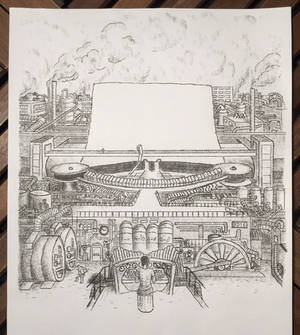Yet another giant steam-driven Typewriter...