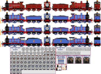 Headcanon - Edward the Furness Railway K2 (V2)