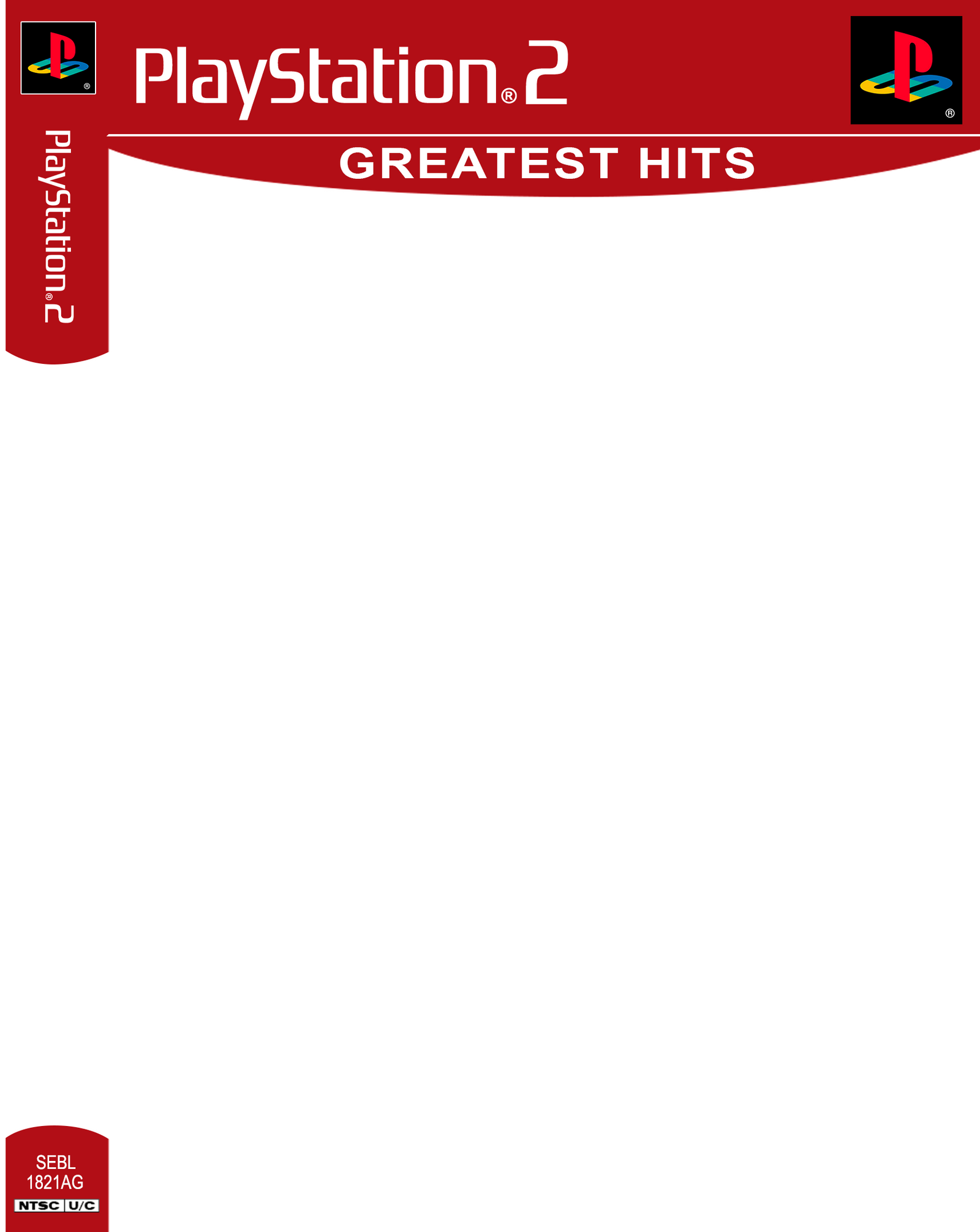 PS2 GREATEST HITS (Cover Template) by SebLakes31 on DeviantArt