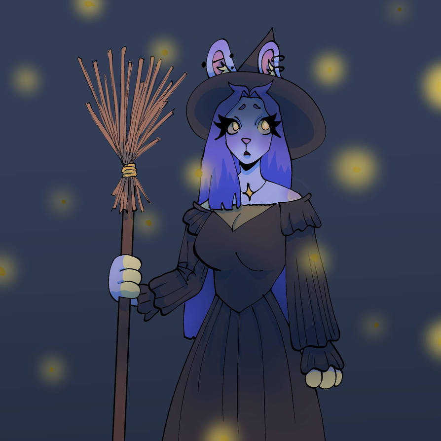 Magical She Rabbit A witch rabbit by fairyglosss on DeviantArt