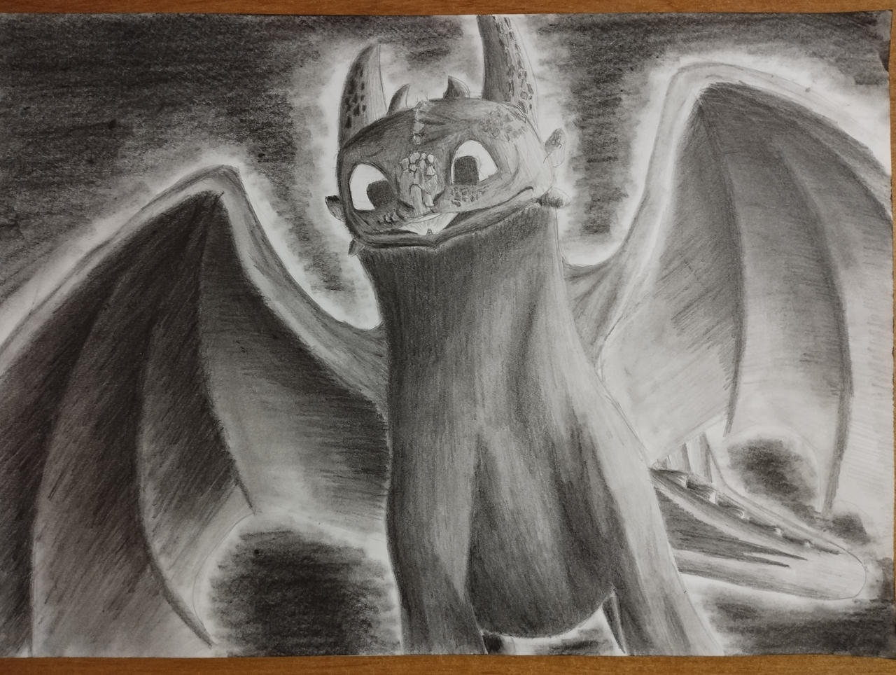 Toothless Large Drawing Toothless by TimCurry3 on DeviantArt