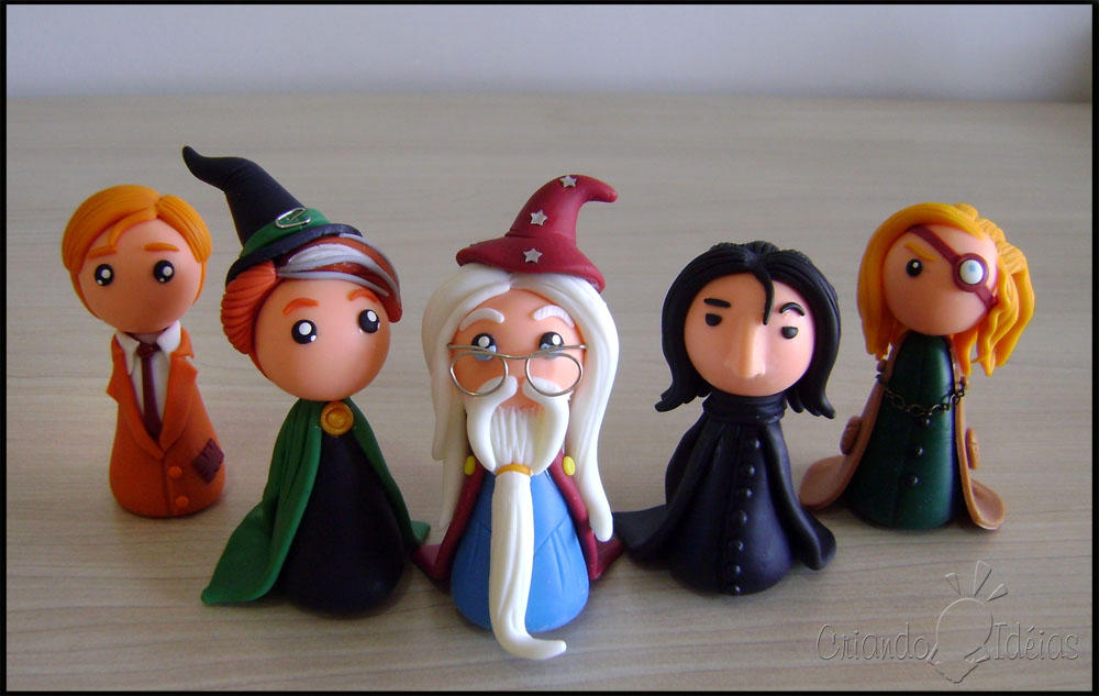 Harry Potter chibi porcelain figurines Official Merchandise, Harry Potter