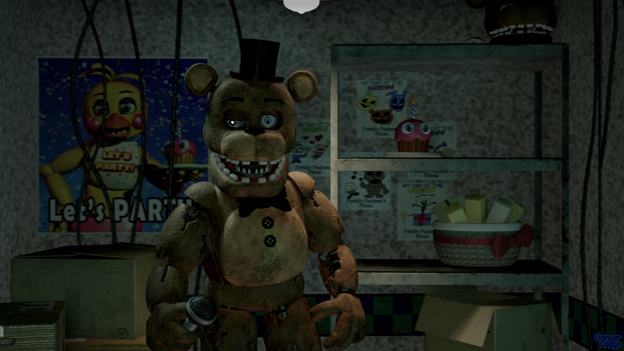 Inaccurate Withered Freddy (fnaf 2 teaser remake) : r/fivenightsatfreddys