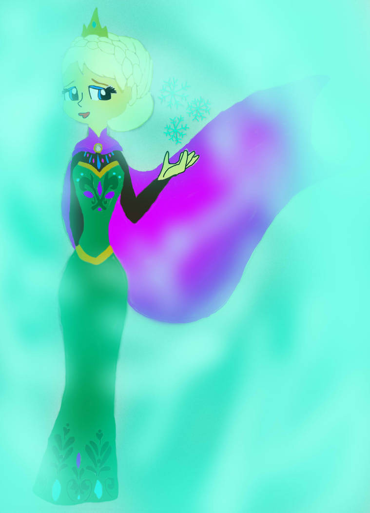 Colored Elsa by ArtistCoolPony on DeviantArt
