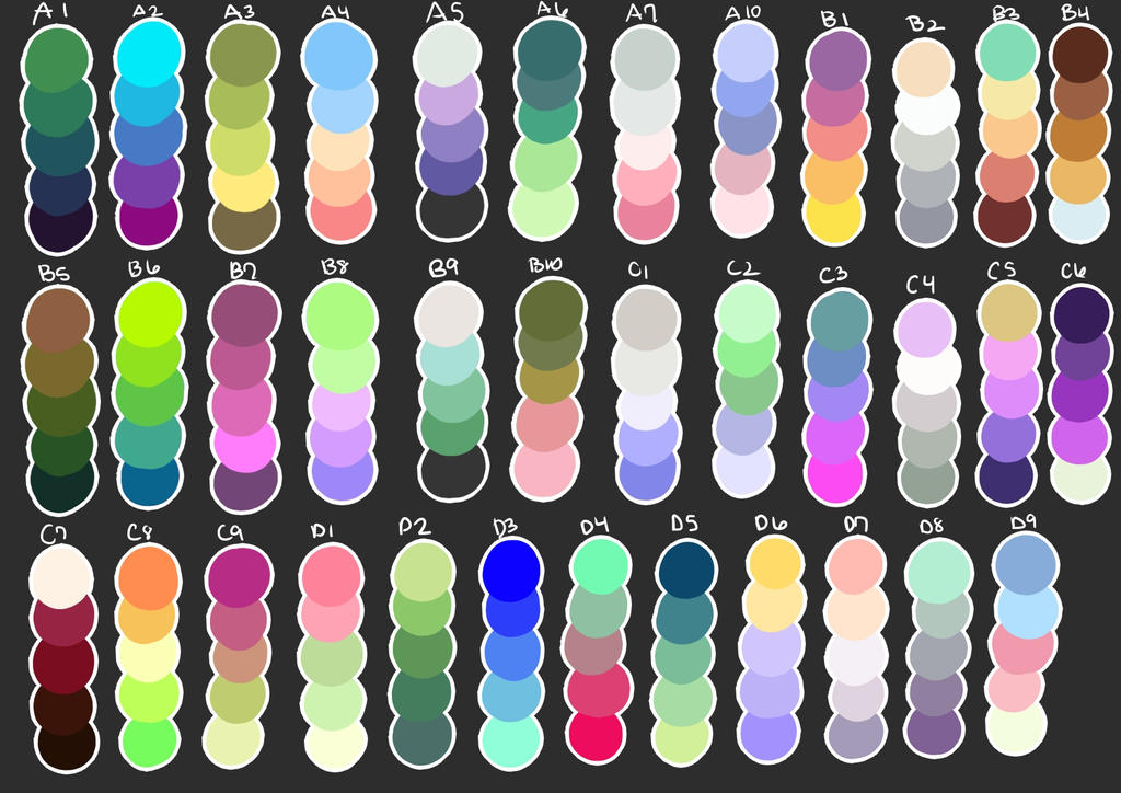Color Pallete OC Challenge by ArtistCoolPony on DeviantArt