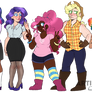 Mane six human redesigns for the fourth time
