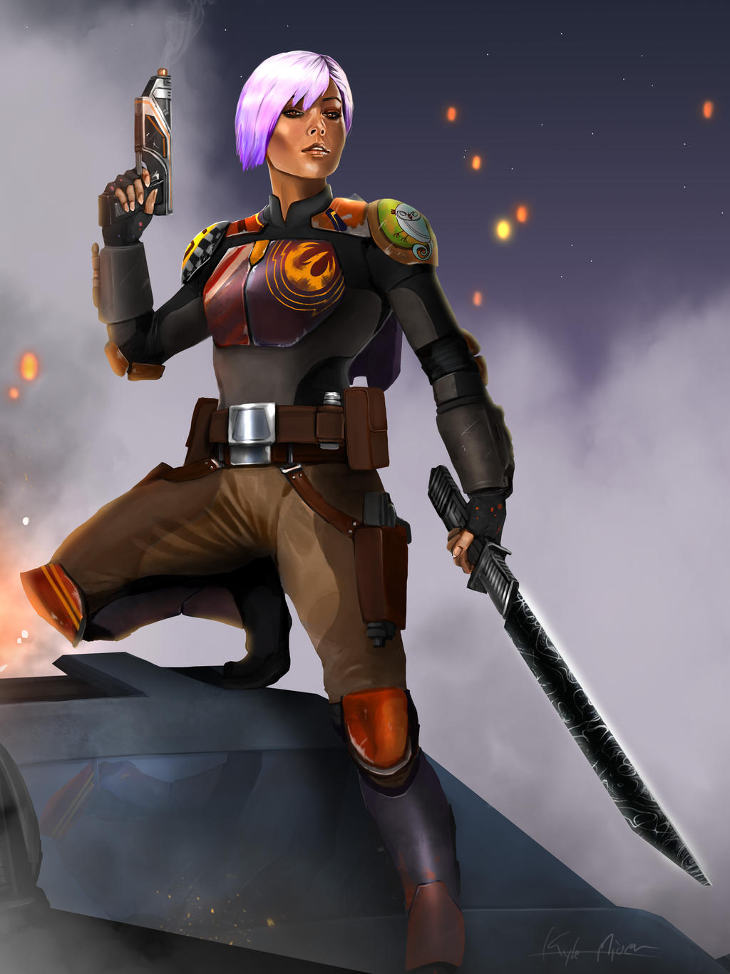 Sabine Wren by kmjoen on DeviantArt