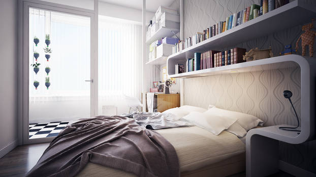 Hague Apartment Living bedroom