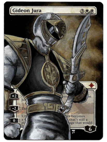 Gideon Jura White Ranger painted MtG Alter