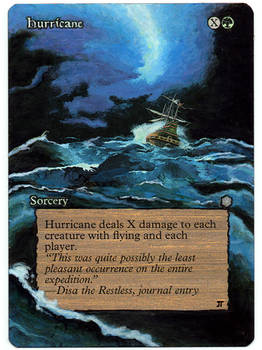 Hurricane extention painted Mtg Alter