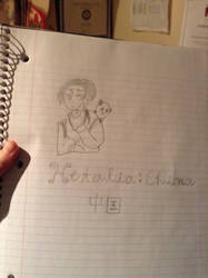 First Attempt at drawing China from Hetalia