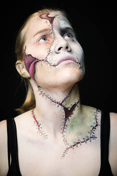 Frankenstein's Monster Makeup