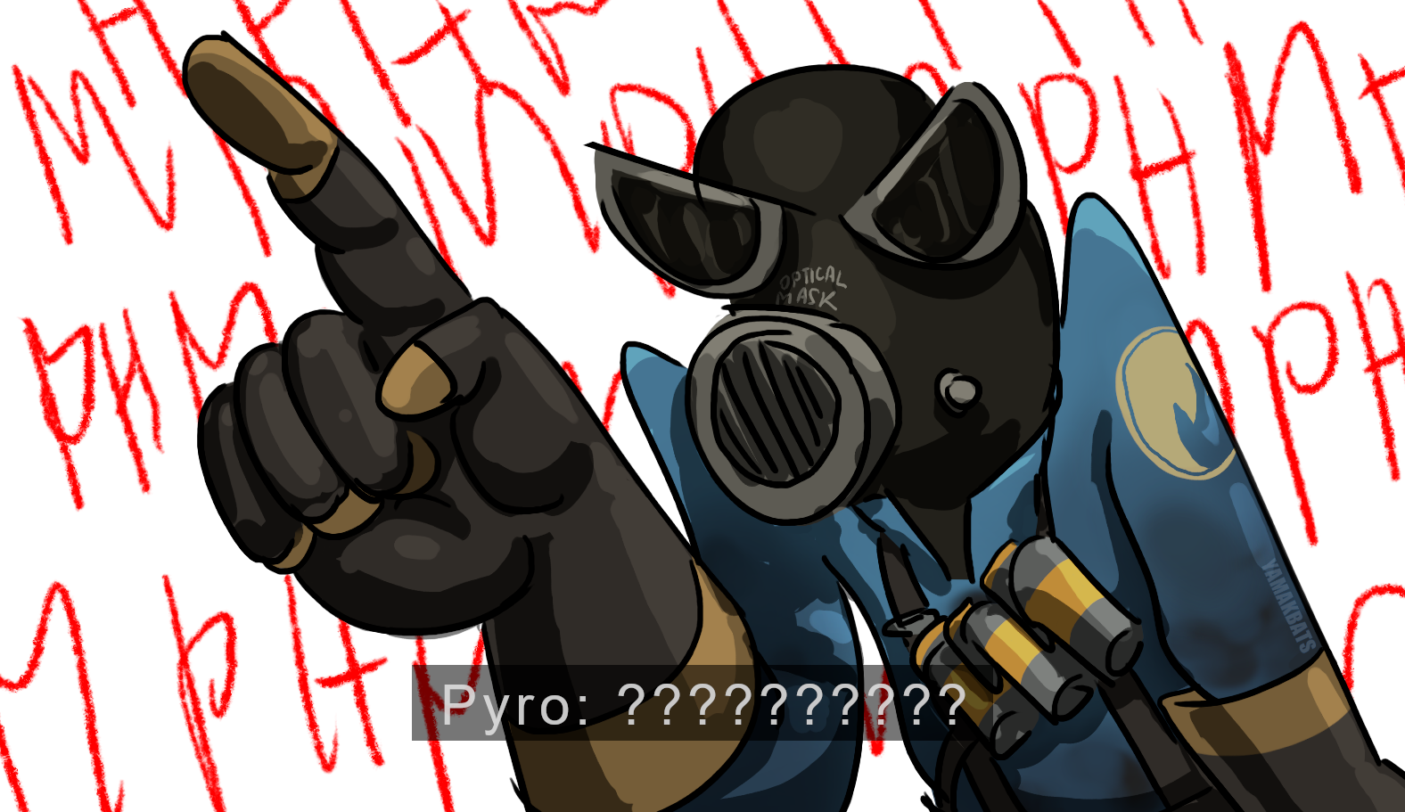 Pyro's upset. by yamakbats on DeviantArt