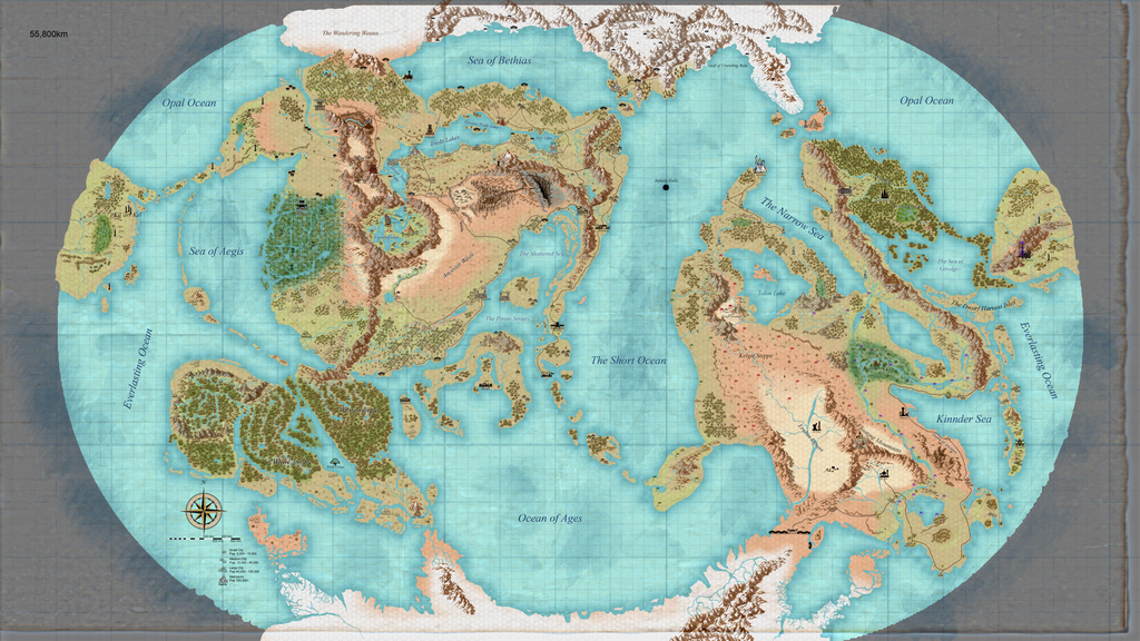 Map of Gaia, Take Two by Worldmonger on DeviantArt