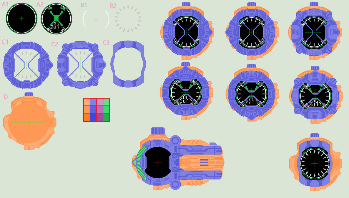 Ridewatch Template by Kamen-Sentai