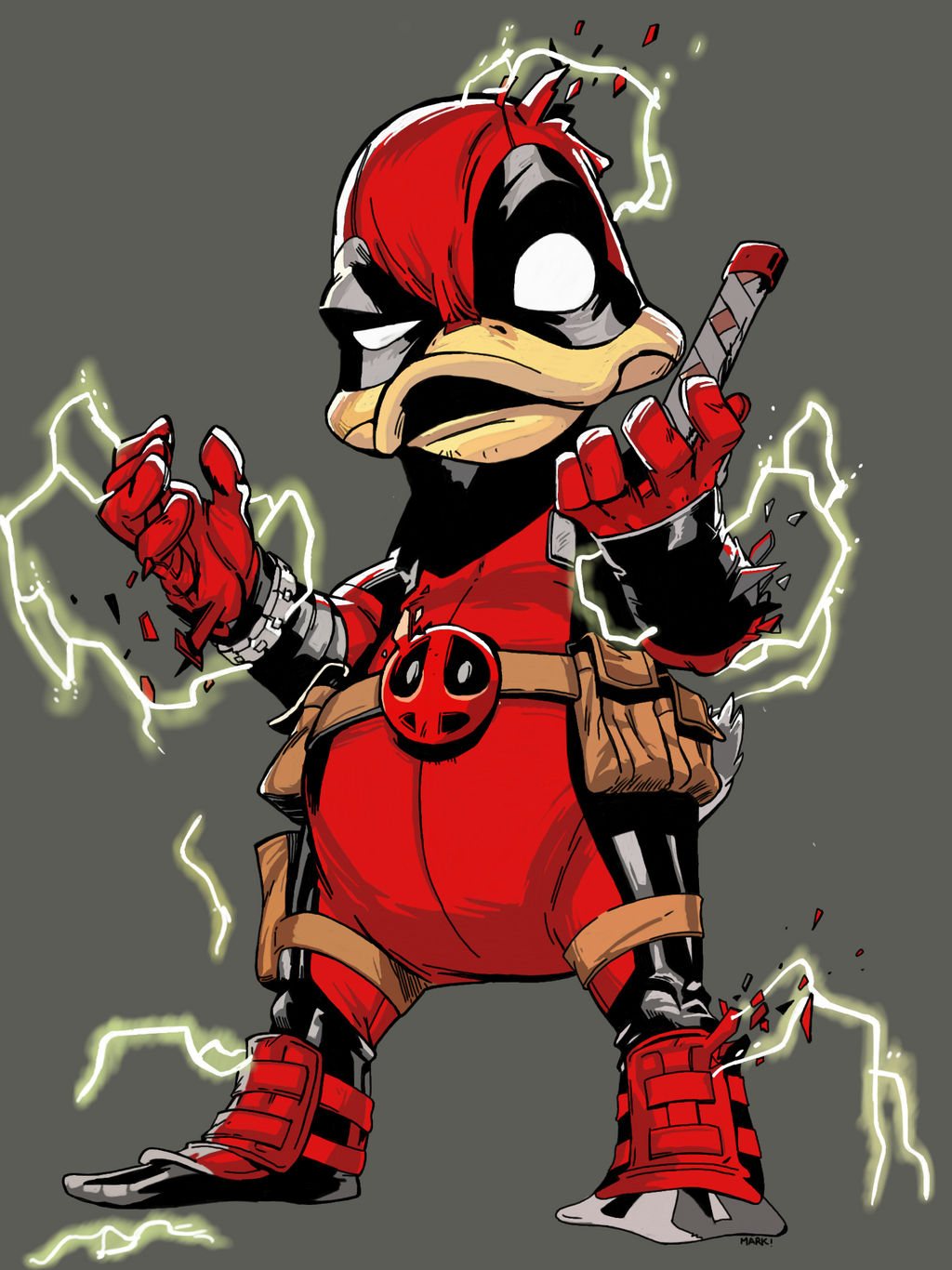 Deadpool the Duck by markpetermellon on DeviantArt