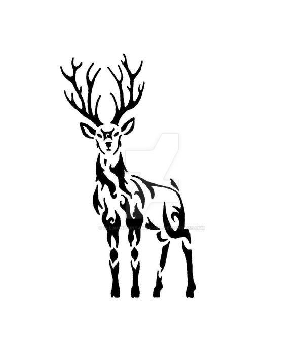 Stag Tribal Tattoo by WildMindUntamedSoul on DeviantArt