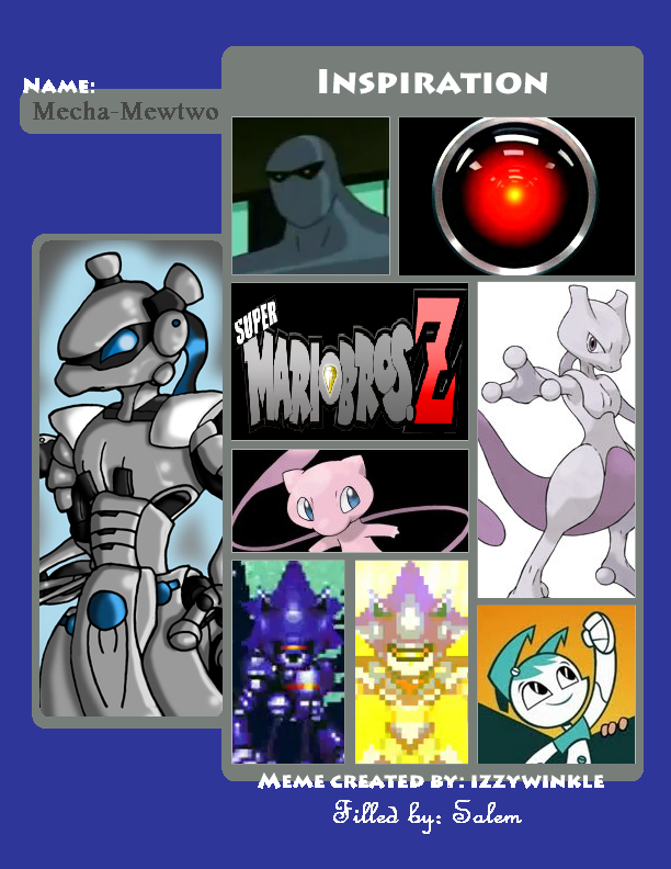 Inspiration: Mecha-Mewtwo