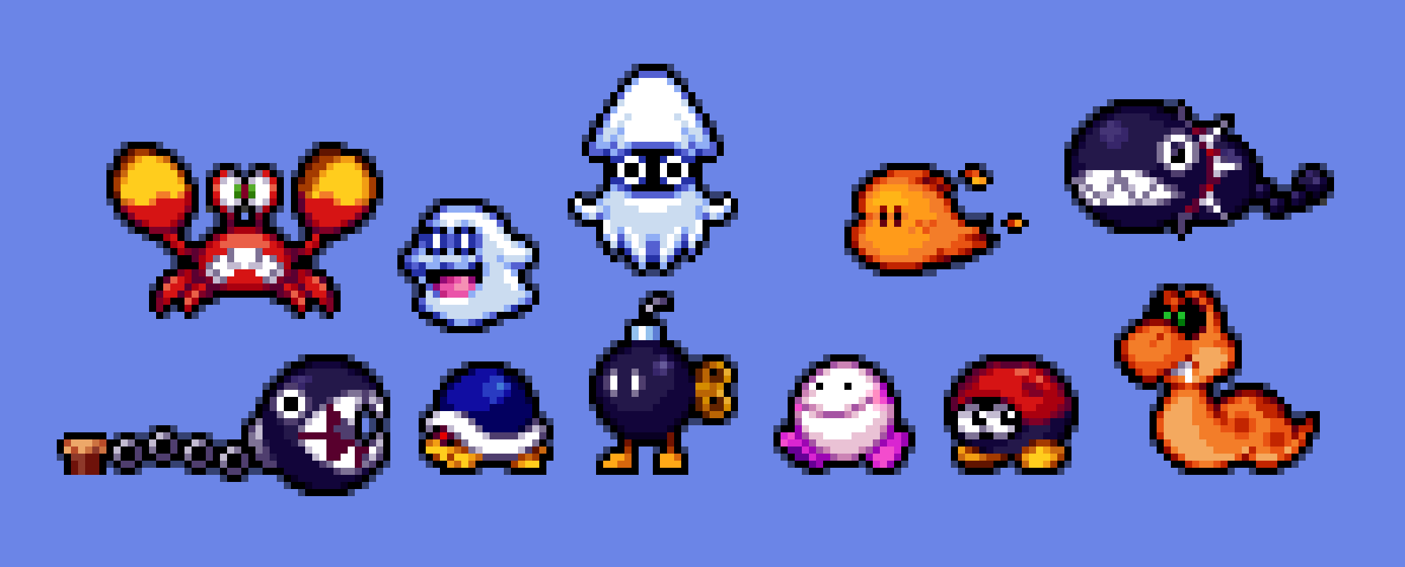 Mario Enemies By Sprito01 On DeviantArt