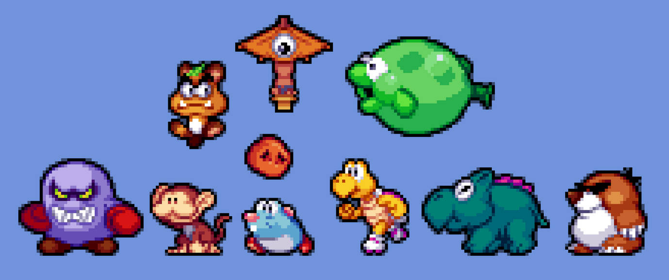 Mario Enemies 2 By Sprito01 On DeviantArt