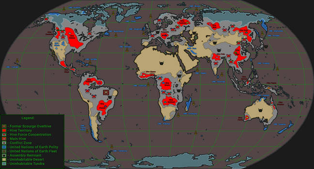 Earth in the wake of the Scourge, 23rd Century.