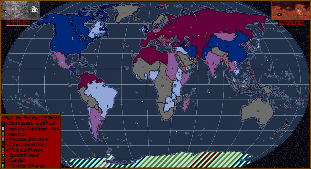 1997 - On the eve of W.W.3. (Now w/ Mars, Luna!) by Esha-Nas on DeviantArt