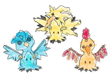 Mimikkyu Legendary Birds