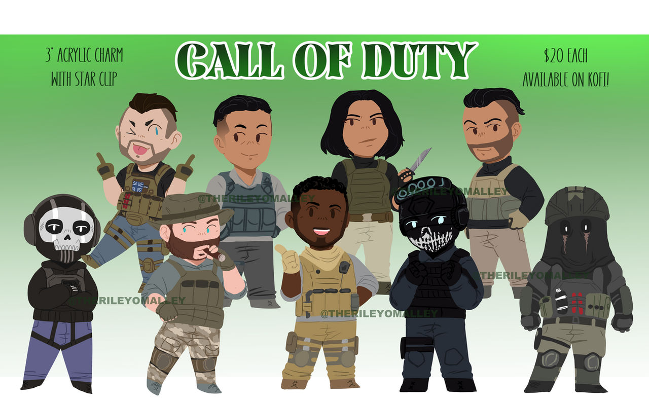 Cod Rifle Charms Call of Duty Charms by RileyOMalley on DeviantArt