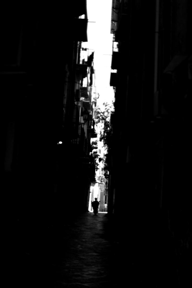 biking in the streets