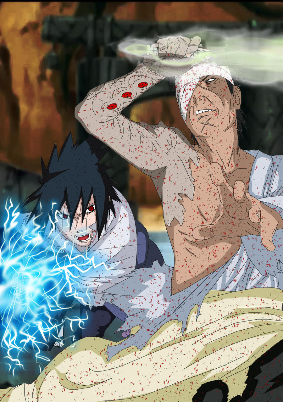 Sasuke vs Danzo