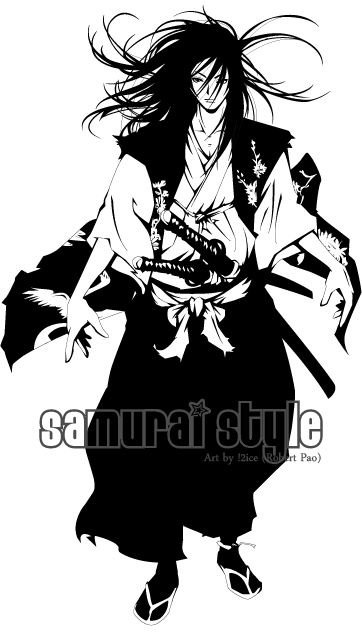 old bw samurai oc pic