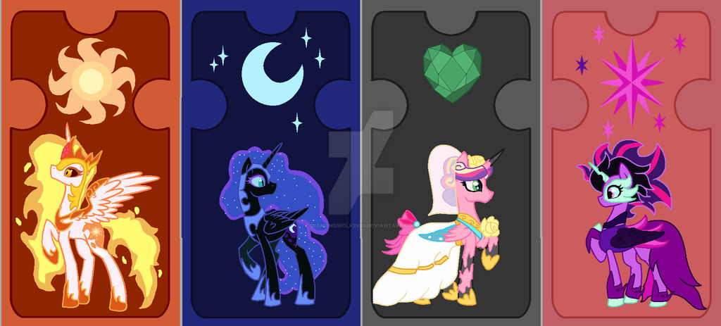 Mlp Evil Ruler Oc MLP Evil version of the Princesses Remaster by DiamondWolf2990 on ...