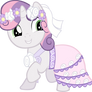 Sweetie Belle dancing vector