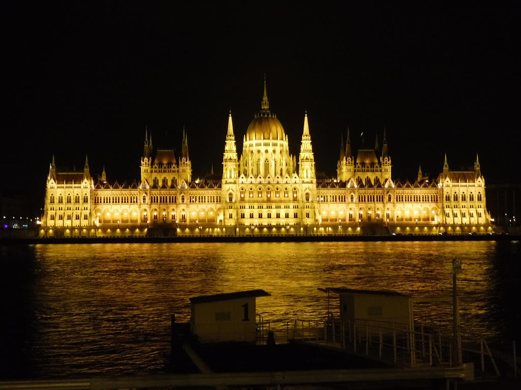 Hungarian Parliament at night