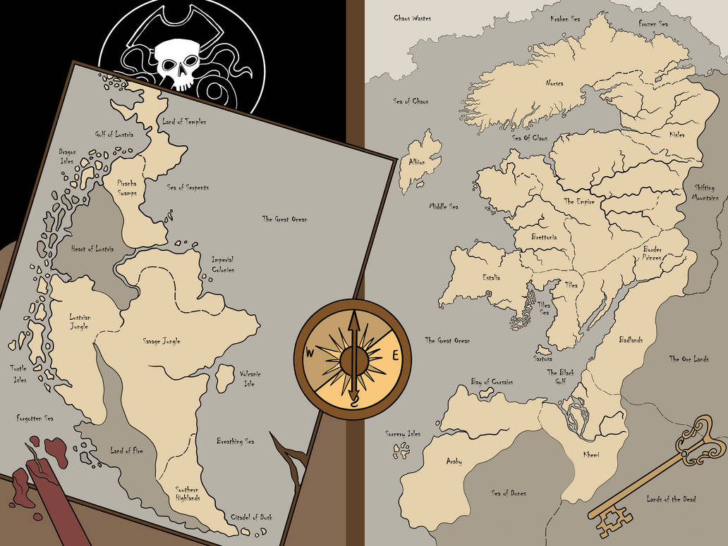 Warhammer Deep Seas - Map by Vesjart on DeviantArt