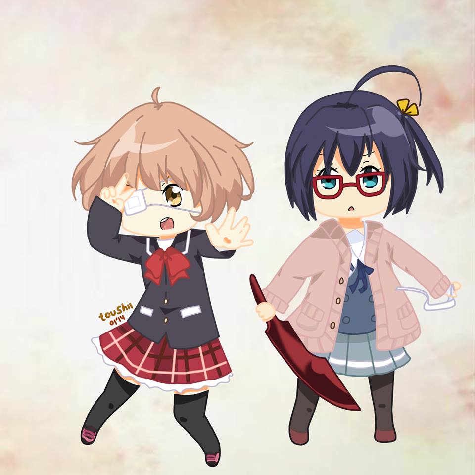 Mirai and Rikka Crossover