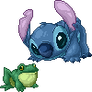 Stitch and Frog