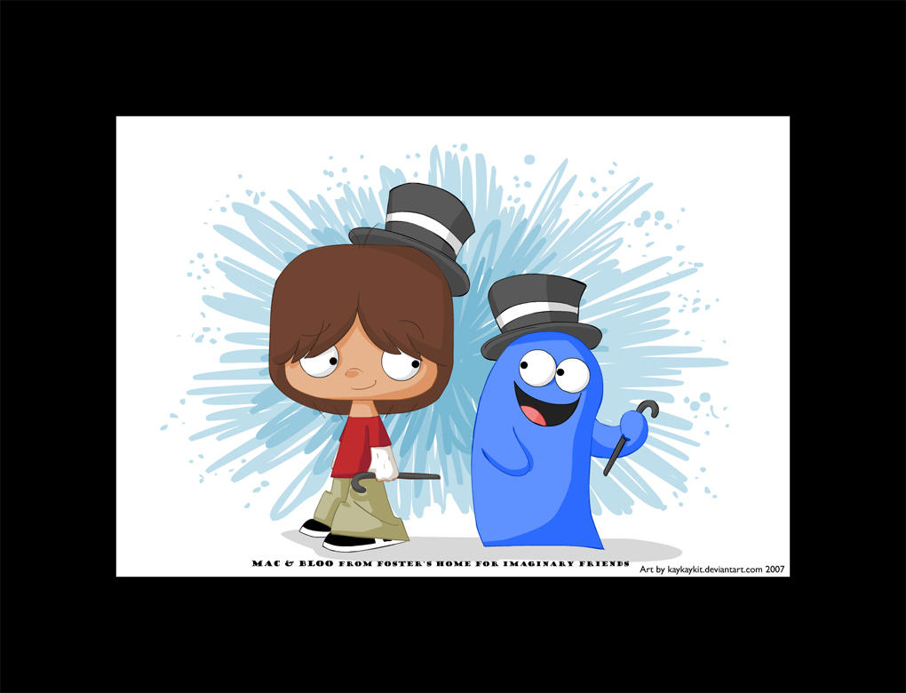 Mac and Bloo by kaykaykit on DeviantArt