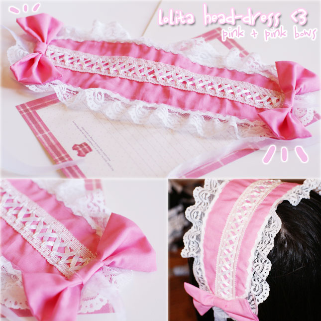 Pink Lolita Head Dress