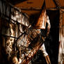 Pyramid Head and nurse