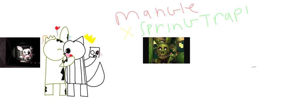 Mangle X Spring Trap! by KenzielovesOwO on DeviantArt