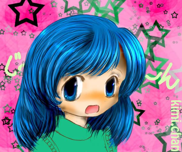 Blue Haired Chibi - wide 7