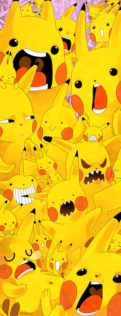 Full Of Pikachu by Willow-San