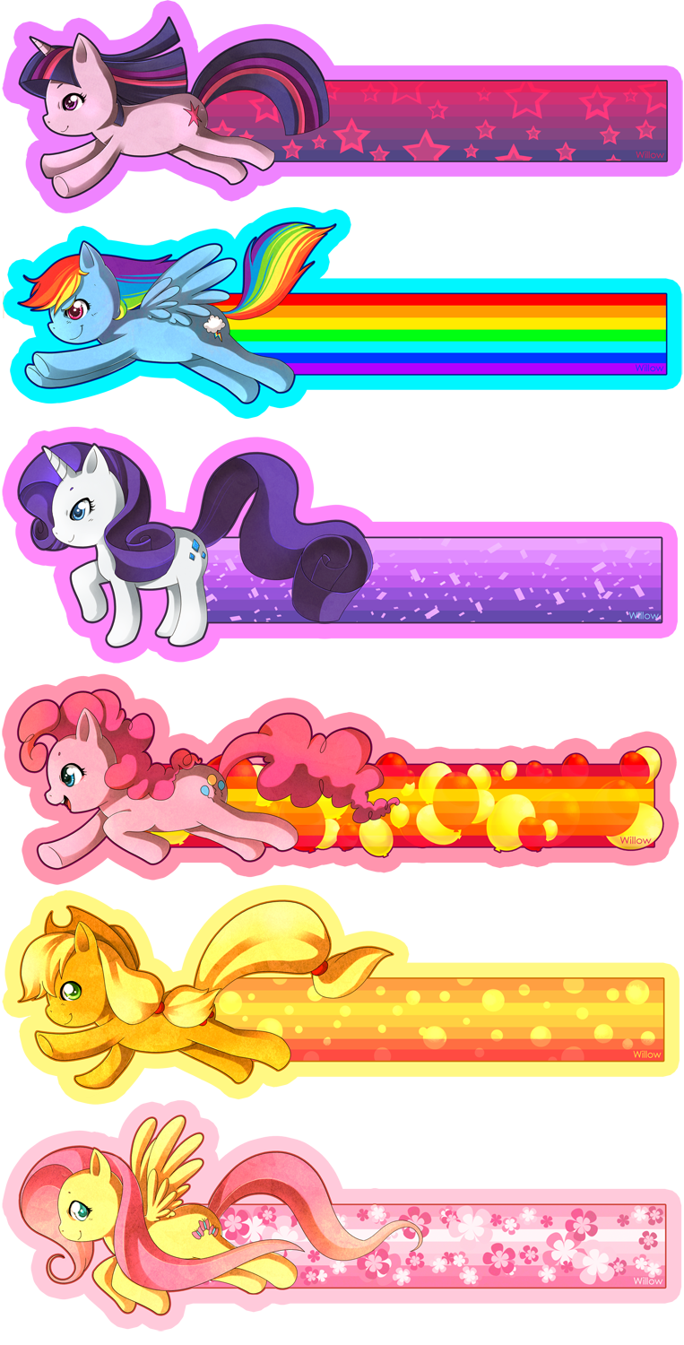 My Little Pony Bookmarks