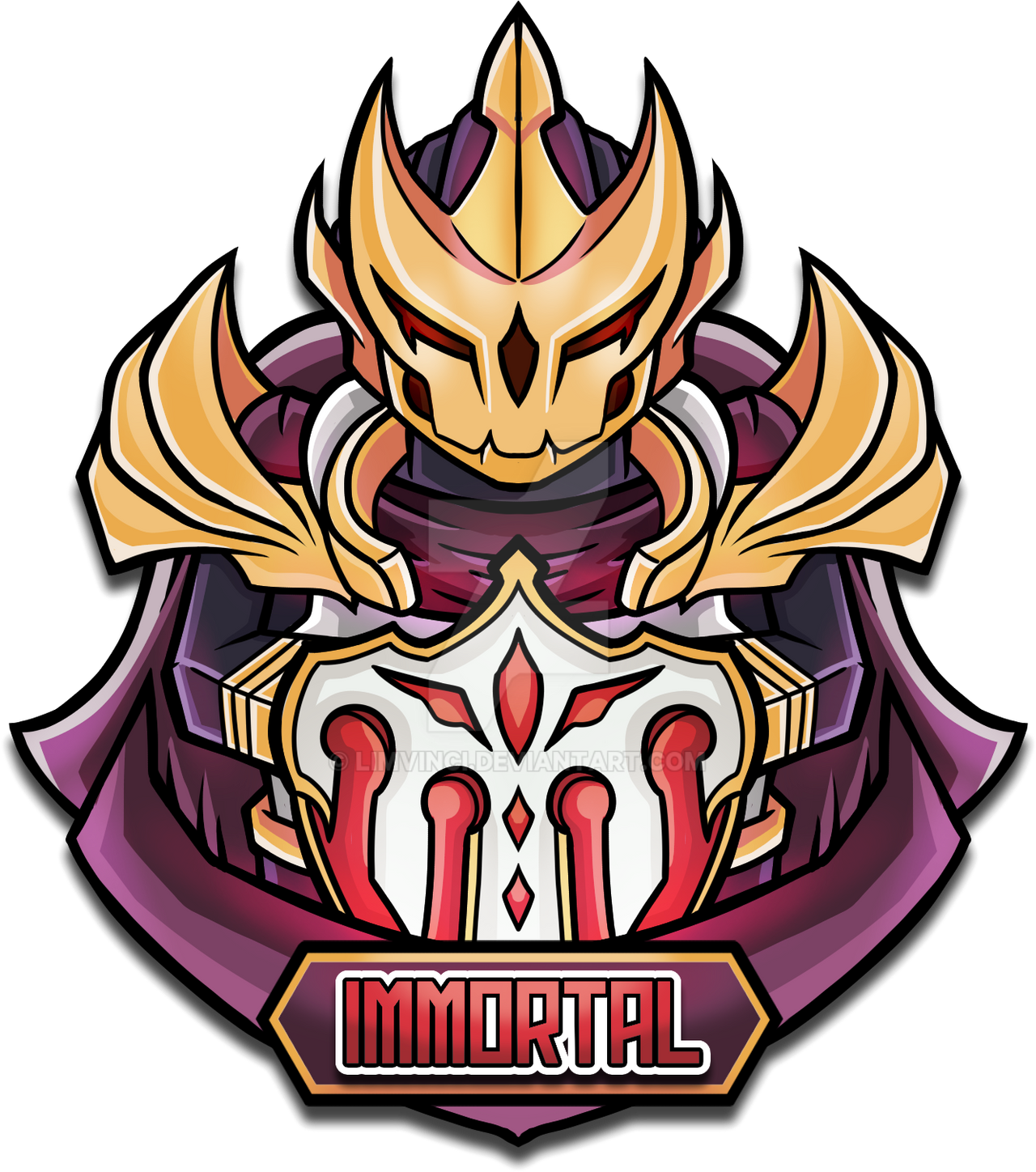 IMMORTAL - Rank - Logo by LimVinci on DeviantArt