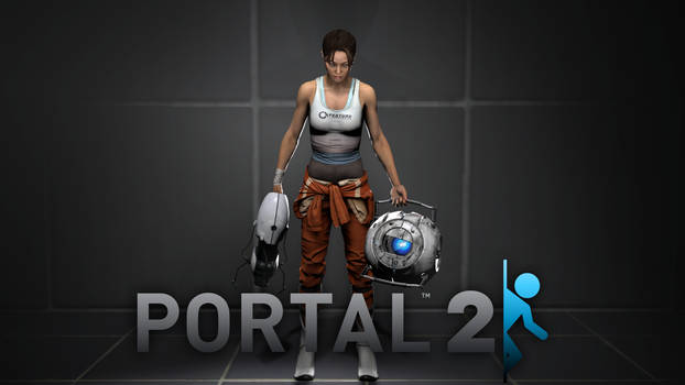 Chell (Portal 2 Wallpaper)