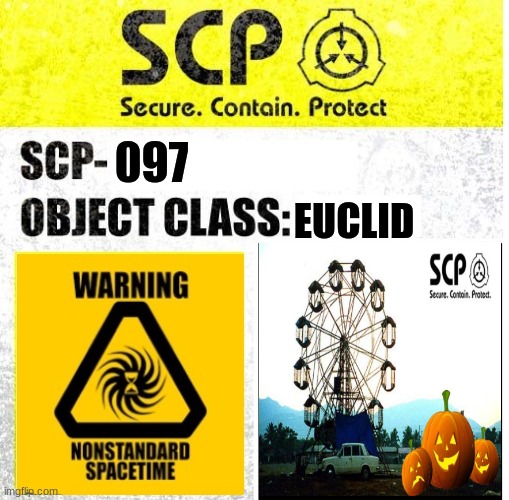 Scp 097 Label by Cowfarmer0090 on DeviantArt